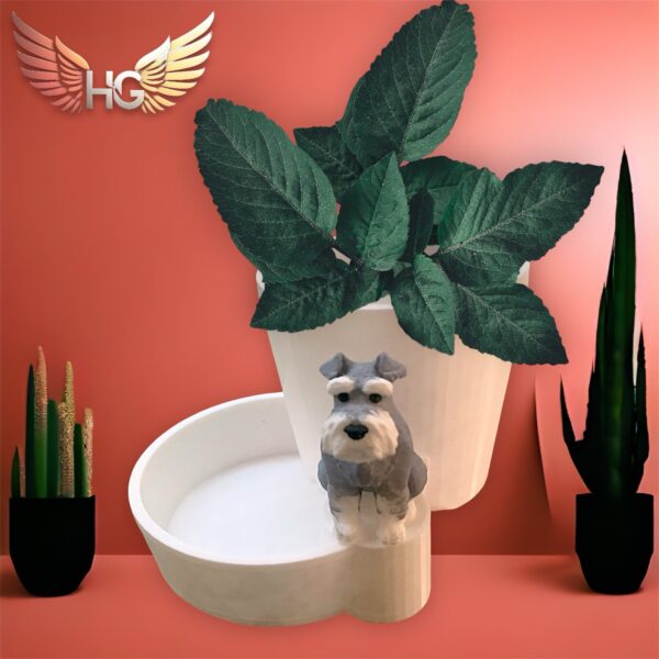 Maceta Autoriego Schnauzer