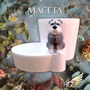 Maceta Autoriego Schnauzer