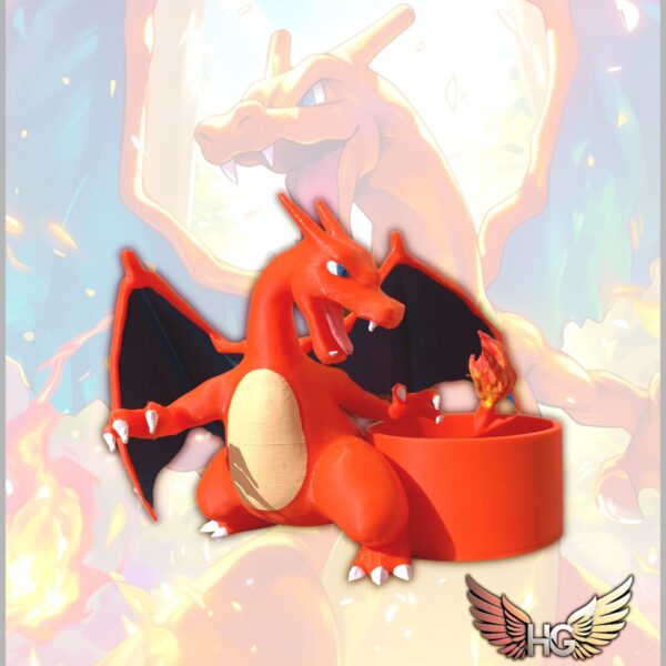 84a174a2-34d8-412c-96c3-1519fc68b11d Maceta Pokemon Charizard con orificio de drenaje