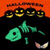 Tralalero Tralala Halloween articulado - Brilla en la oscuridad
