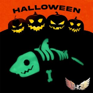 Tralalero Tralala Halloween articulado - Brilla en la oscuridad