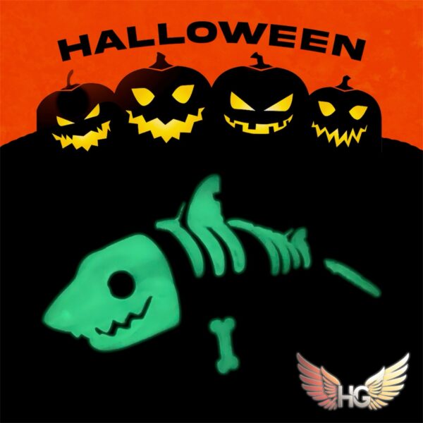 Tralalero Tralala Halloween articulado - Brilla en la oscuridad